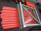 PALLET RACKING - (5) 4' UPRIGHTS & (12) 8' CROSSARMS