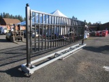 2023 STEELMAN 18' FARM METAL DRIVEWAY GATE W/ GRID (UNUSED)