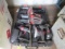 COLEMAN CORDLESS TOOL SET W/ NO BATTERIES & HOMELITE 14'' CHAINSAW