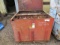 METAL JOB BOX W/ TRENCHER PARTS