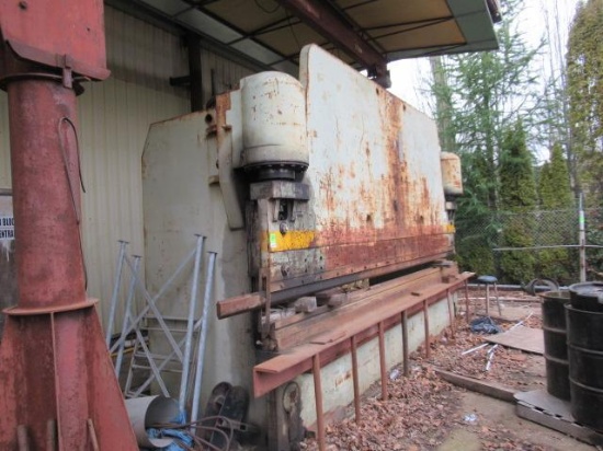 PACIFIC K400-18 HYDRAULIC PRESS, 400 TON CAPACITY, 18' WIDE, SER#: 5909, **BUYER RESPONSIBLE FOR