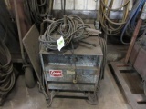 LINCOLN IDEALARC RER-400 DC 3 PHASE ARC WELDER, & TORCH TRACK BURNER