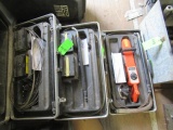 SPY 785 HOLIDAY DETECTOR IN A CASE, W/ (2) CASES W/ ASSORTED PARTS