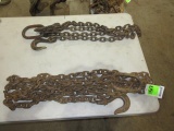 (2) CHAIN SLINGS