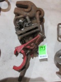 (2) ASSORTED PLATE MATERIAL LIFTING CLAMPS