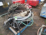 ASSORTED ELECTRICAL CORD, WATER & AIR HOSE