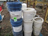 ASSORTED CHEMICALS & FLUIDS IN 5GAL TOTES