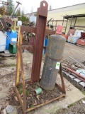 STEEL TANK STAND & ACETYLENE BOTTLE