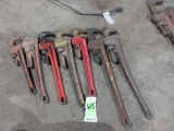 (7) PIPE WRENCHES