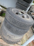 (4) ASSORTED WHEELS & TIRES