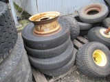 (6) ASSORTED WHEELS & TIRES