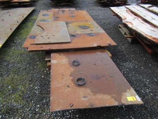 ASSORTED SIZE FLAT STEEL STOCK