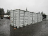 2023 40' HIGH CUBE SHIPPING CONTAINER W/ (4) SIDE DOORS