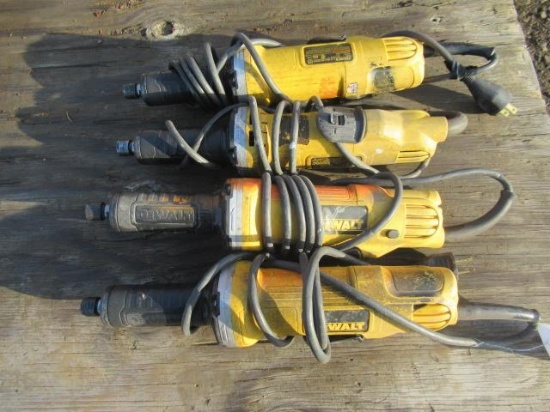 (4) DEWALT DWE4887 DIE GRINDERS