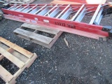 (2) 10' RED A FRAME LADDERS