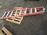 9' RED A FRAME LADDER