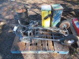 ASSORTED FISHING RODS/CABLES/WELDING ROD OVENS, DOLLY, & (2) PHOENIX DRYRODS