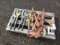 (2) CADDY MSP20 METAL STUD PUNCHES, (2) ENSLEY...E200 PIPE WRENCHES, & (4) RIDGID PIPE TOOLS