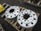 (2) 24.5 ALUMINUM BUD 10 LUG SEMI WHEELS