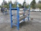 HEAVY DUTY 3-SHELF STEEL SHOP RACK 8' LONG X 6' TALL
