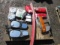 ASSORTED VEHICLE LIGHTS/MIRRORS/SNOW CHAINS