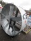 60'' UTILITECH INDUSTRIAL DRUM FAN, HIGH VELOCITY BELT DRIVE FAN, 2-SPEED, GALVANIZED FINISH, MOVES