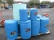 (6) 55GAL DRUMS, (2) 15GAL DRUMS, & (1) 100GAL CHEMICAL STATION