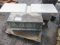 DIAMOND PLATE FULL SIZE PICKUP TOOL BOX W/ KEYS, & SWING CASE TRUCK BOX
