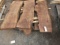 (6) ASSORTED PIECES OF BLACK WALNUT WOOD, *LONGEST LENGTH APPROX 12'' X 2'' X 48''