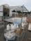 (2) BALDOR AC MOTORS, (2) FANS, & ASSORTED CHEMICALS & METAL RACKING