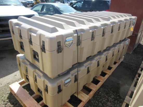 (2) STORAGE BOXES APPROX 8' X 3' X 2'