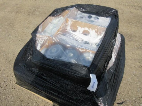 PALLET OF ASSORTED SIZE CASTORS