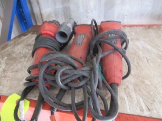 (3) ASSORTED HILTI ANGLE GRINDERS