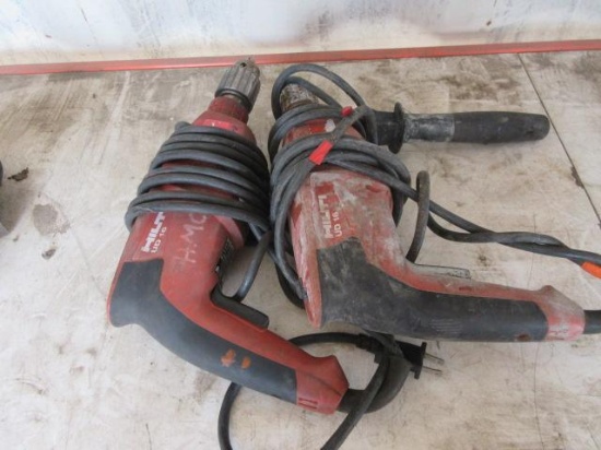 (2) HILTI UD16 DRILLS