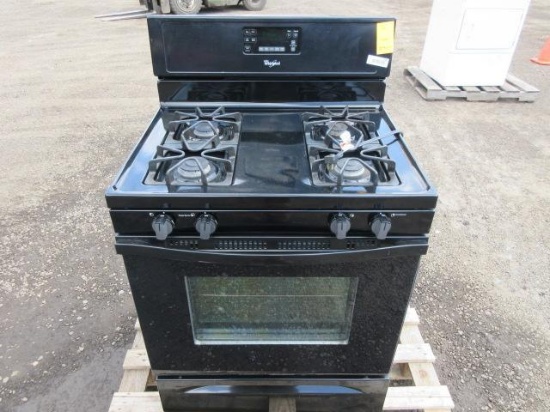 WHIRLPOOL WFG510SOAB 30'' 4-BURNER GAS RANGE, *RUNNING CONDITION UNKNOWN