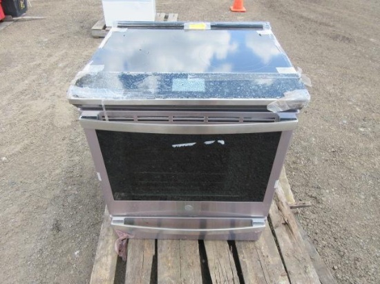 GE PSS93YPFS 30'' FLAT TOP RANGE, *BROKEN GLASS ON CONTROL PANEL