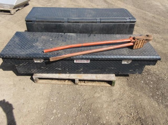 PACKER 90 TRUCK TOOL BOX, TOUGH GUY II TOOL BOX, & HIT 16MM CABLE CUTTER