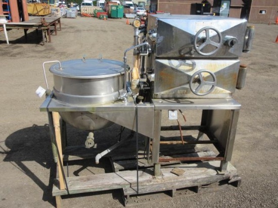 MARKET FORGE 2W-EA4022 STAINLESS STEEL STEAM KETTLE
