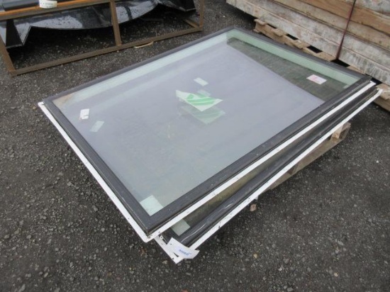 (2) APPROX 48'' X 66'' VINYL WINDOWS