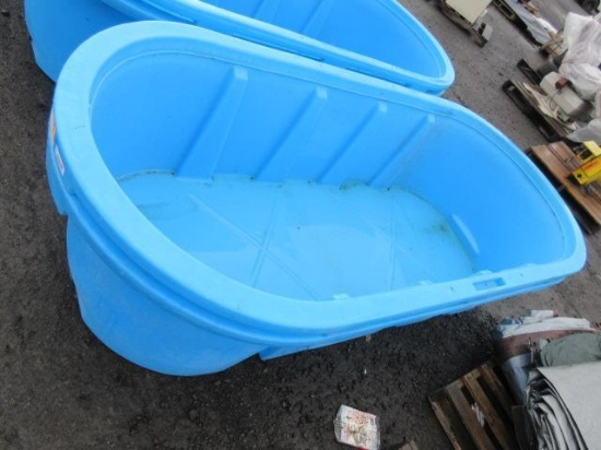 (2) 8' X 3' 300GAL LIVESTOCK TROUGH
