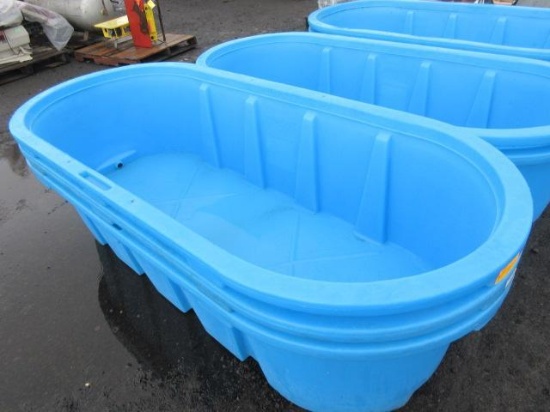 (3) 8' X 3' 300GAL LIVESTOCK TROUGH
