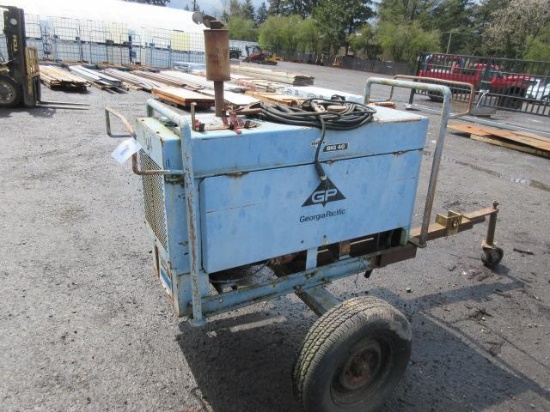 MILLER BIG 40 CONSTANT CURRENT DC ARC WELDER/GENERATOR, GAS RUN, 120V