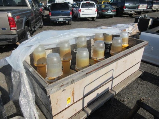 (10) 400W METAL HALIDE WOBBLE LIGHTS IN CRATE