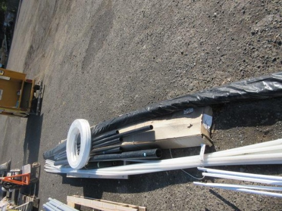 ASSORTED SIZE & LENGTH ABS & PLASTIC PIPE