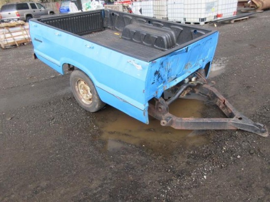 HOMEMADE MAZDA TRUCK BED TRAILER