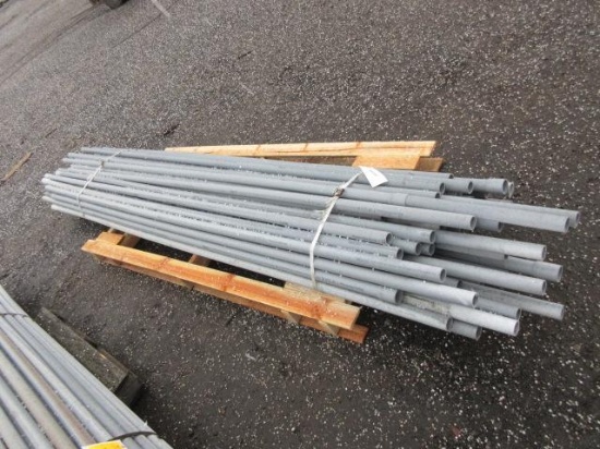 PALLET OF 1 1/4'' SCH40 PVC CONDUIT, 10' LONG