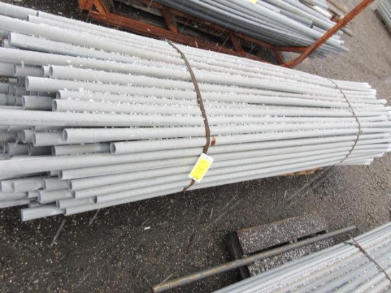 PALLET OF 1 1/4'' SCH40 PVC CONDUIT, 10' LONG