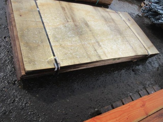 (21) 4' X 8' SHEETS OF PLYWOOD