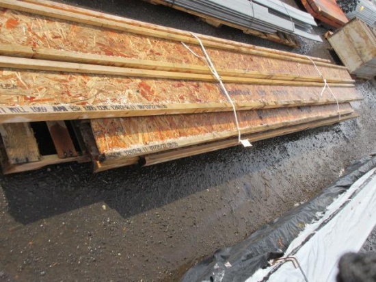APPROX (7) ASSORTED LENGTH LAMINATE I BEAMS, *LONGEST BOARD 18'