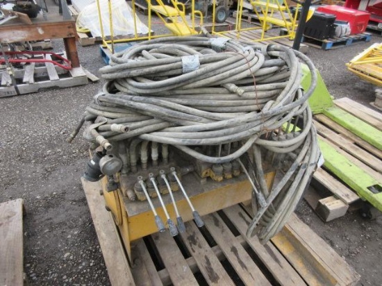 EHA C1310-7456-AB HYDRAULIC PUMP W/ HOSES, 230V, 3-PHASE
